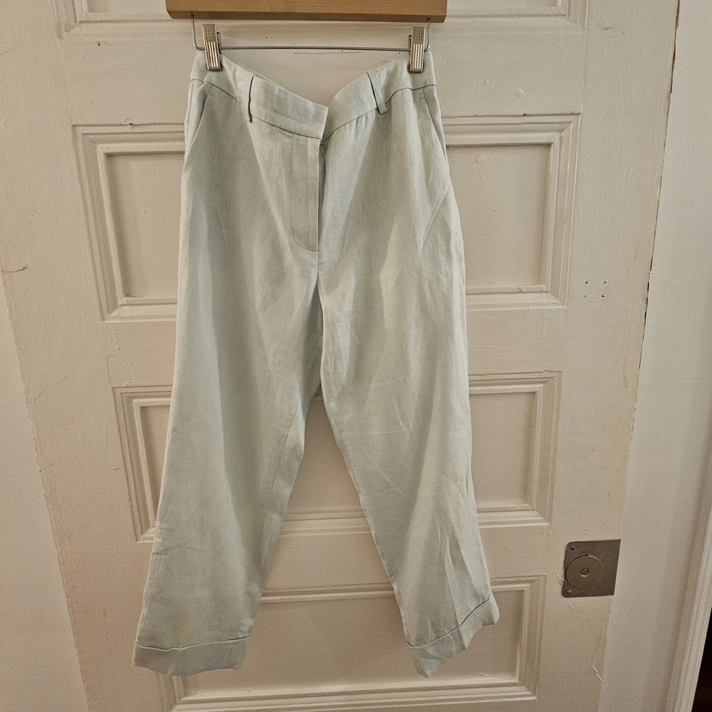 J. Crew Women's Soft Green Ankle Pants